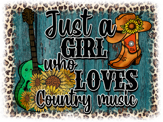 Ready to Press Singles - Country Girl - Just a Girl Who Loves Country Music