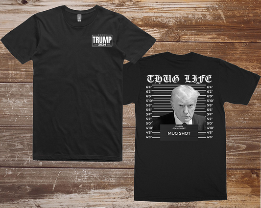 T-Shirt - Thug Life - Donald Trump Mug Shot